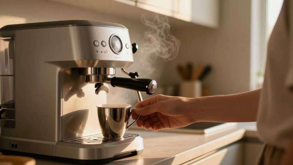 super automatic espresso machine with strong steam