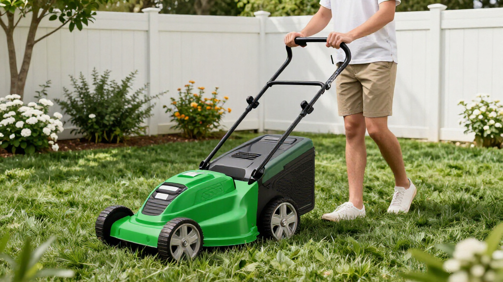 battery powered lawn mower for small yard