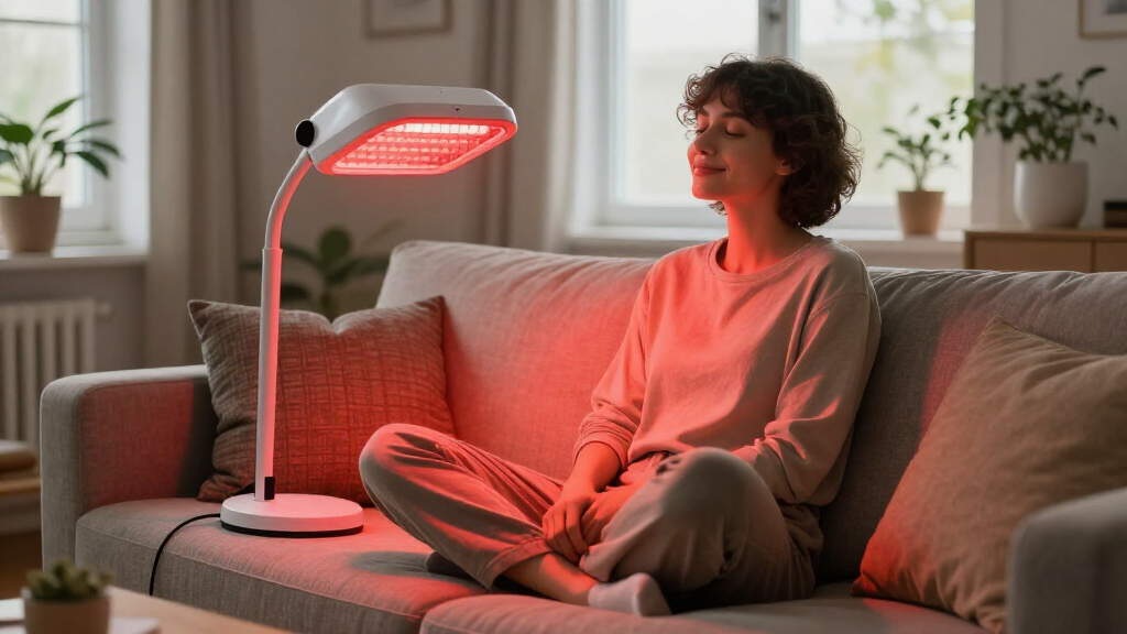 red light therapy lamp