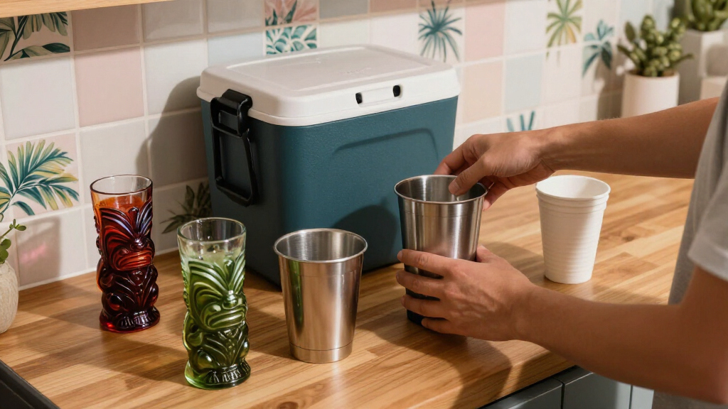 best tropical drinkware and coolers