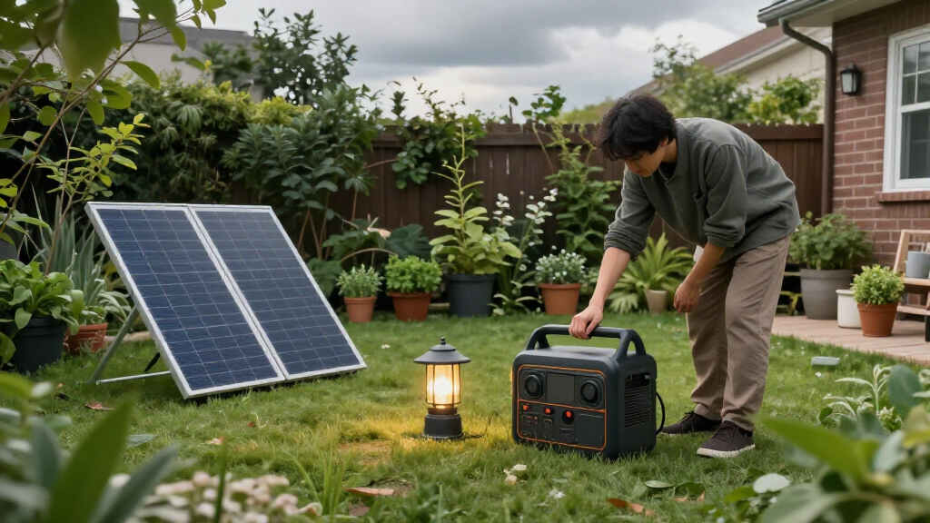 solar generator for hurricane preparedness