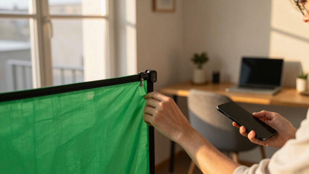 best collapsible green screens for renters