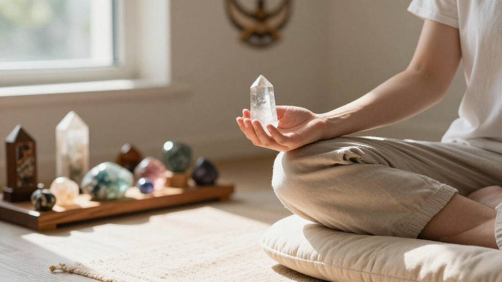 crystal meditation accessories