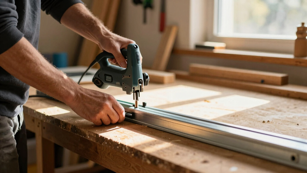 best track saw guide rail set