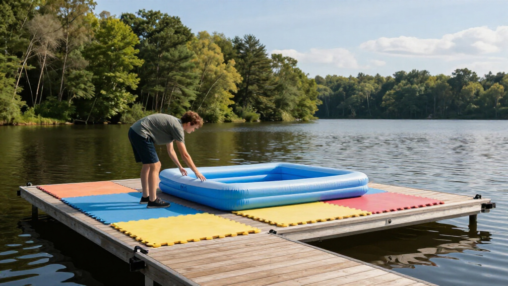floating docks for lakes and large pools