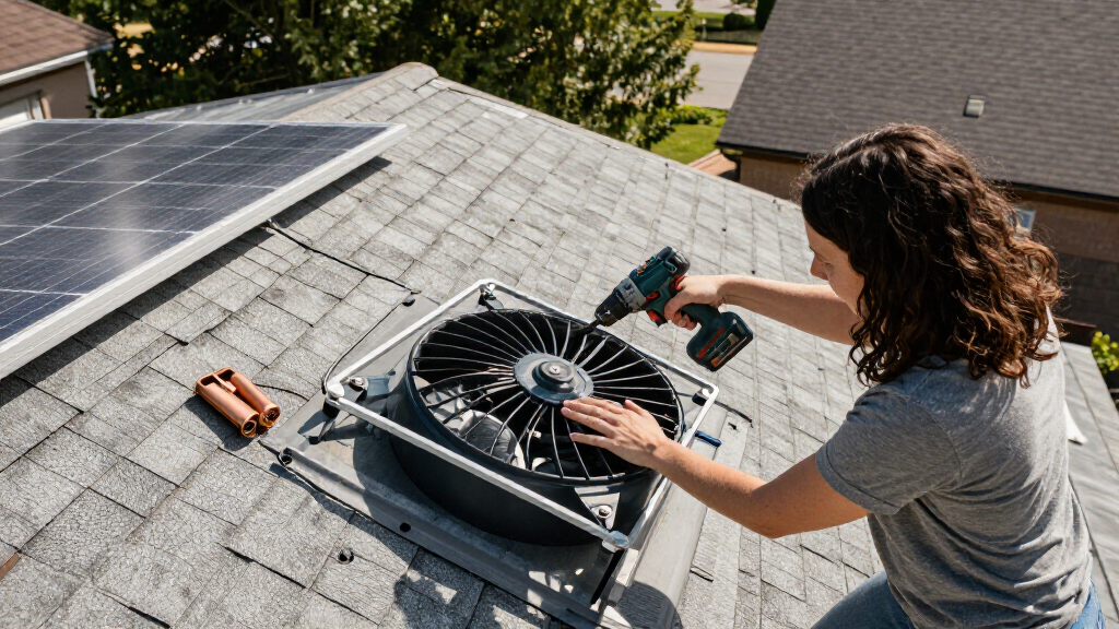 solar powered attic fans