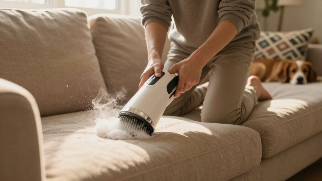 upholstery cleaner machine for pet hair and odor