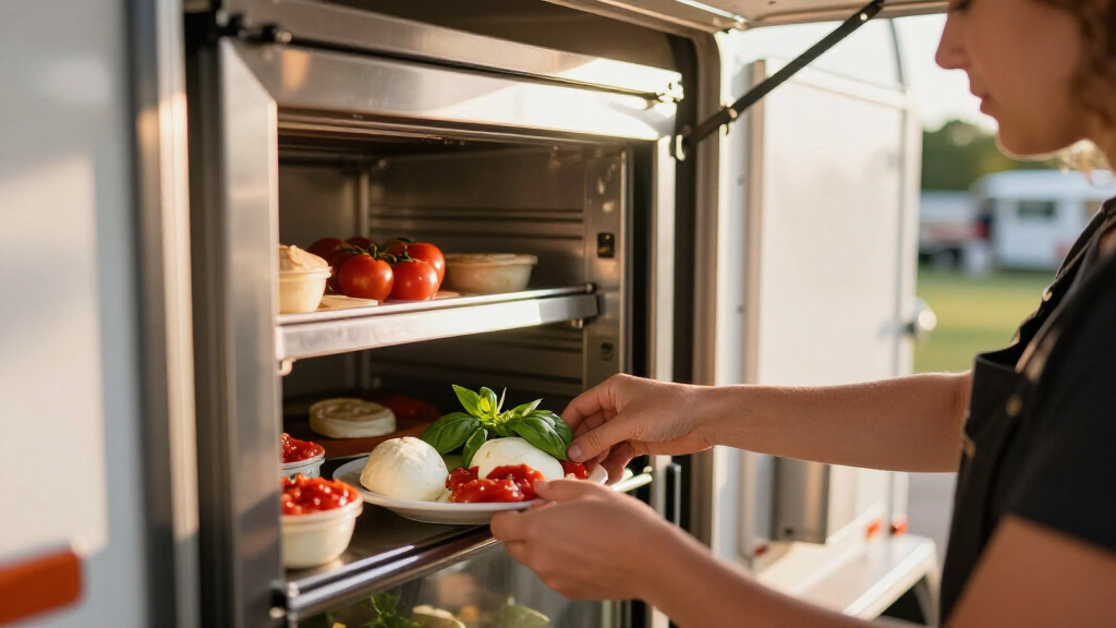 best pizza prep refrigerator for concession trailer