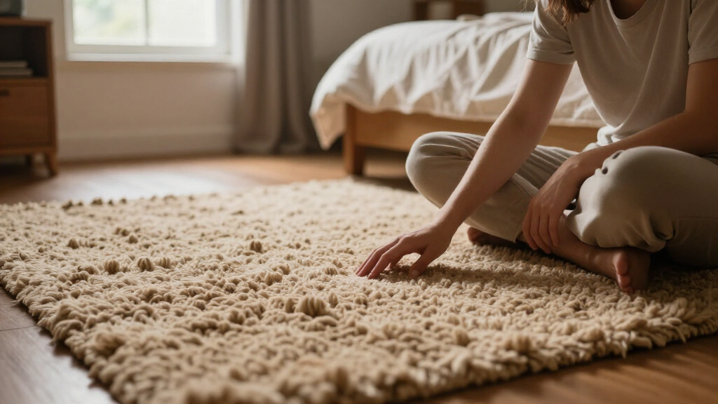 best hand tufted wool rug bedroom