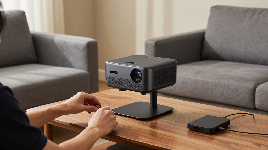 quiet projector stand