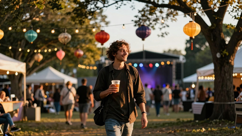 outdoor festival lighting