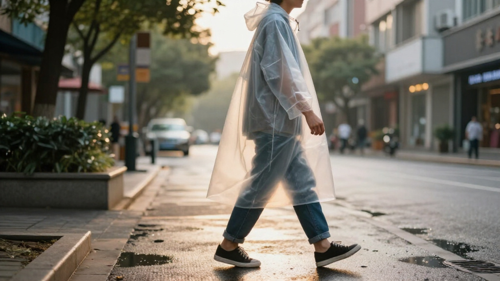 biodegradable rain ponchos