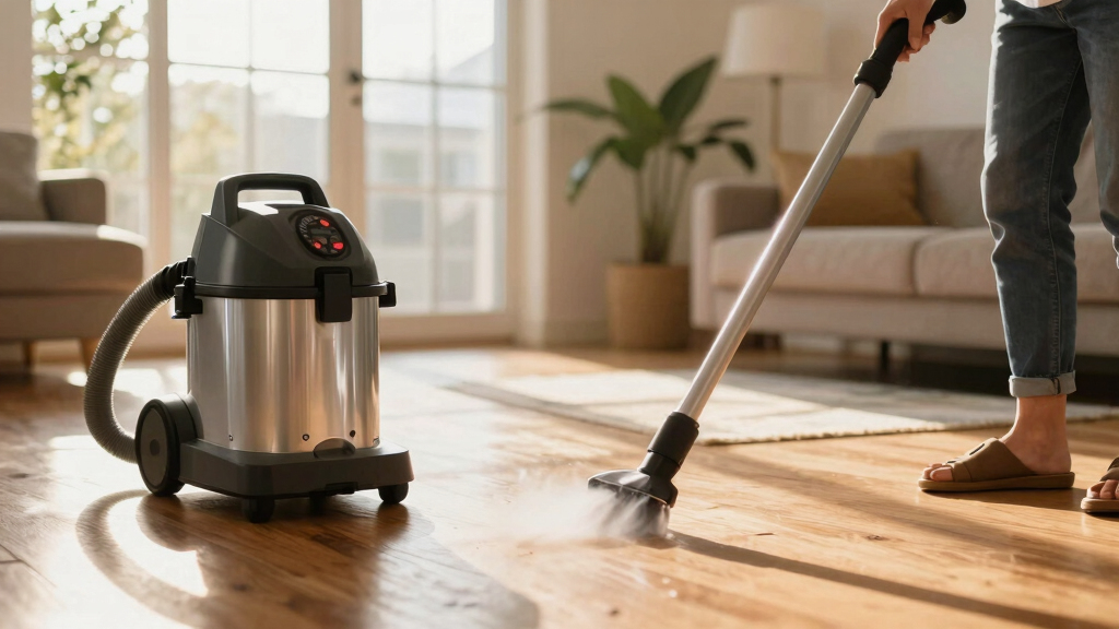 steam cleaner with continuous fill
