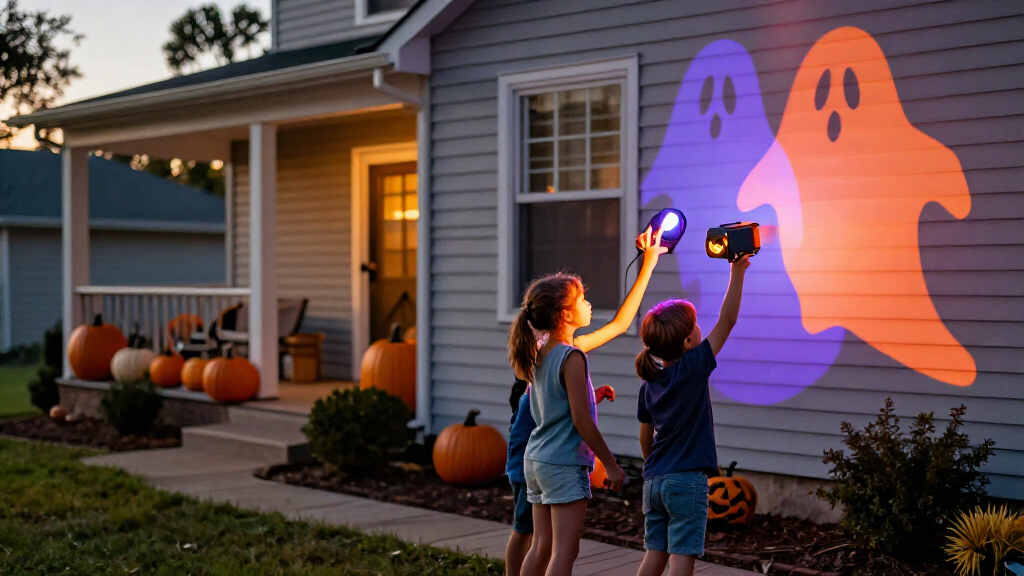Halloween projector lights