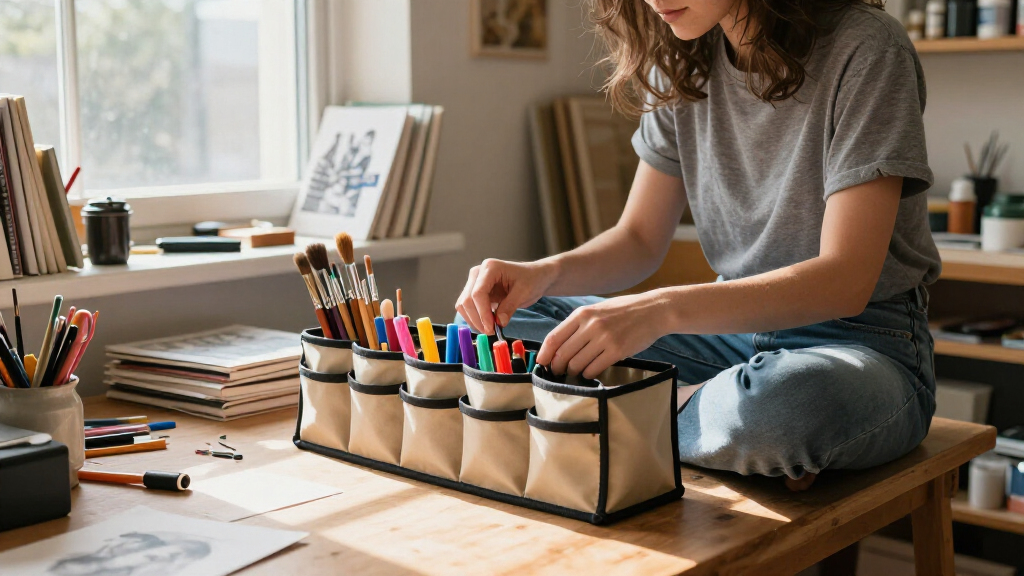 art supply organizers for students