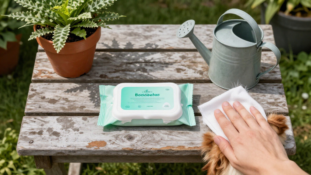 biodegradable pet grooming wipes