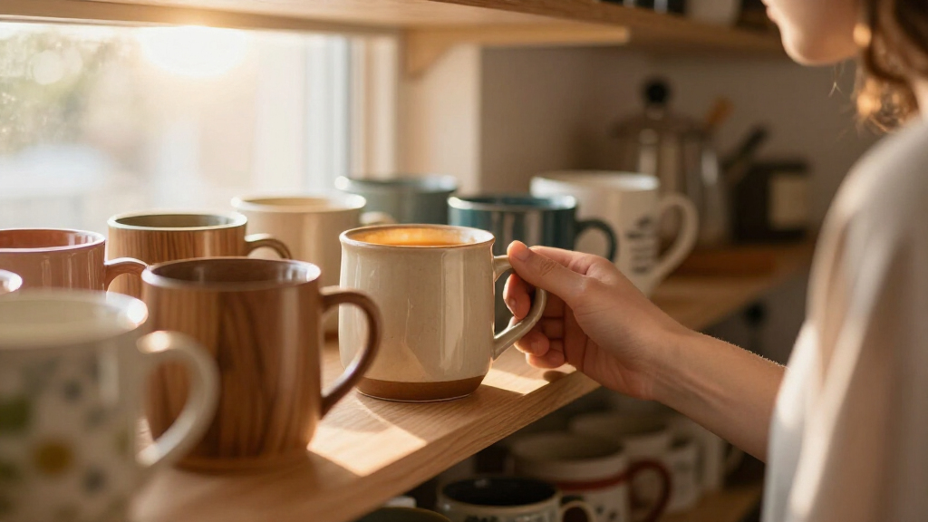 best coffee mug display shelf
