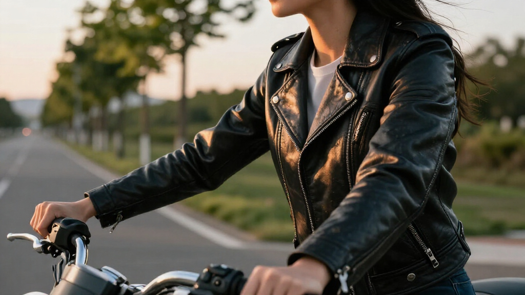 leather moto jackets for women