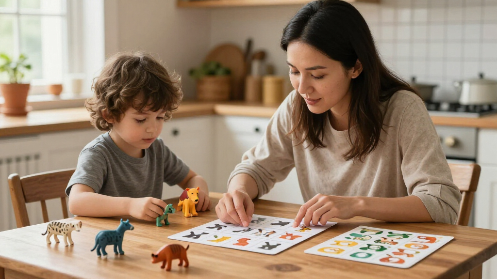 counting animals matching game review
