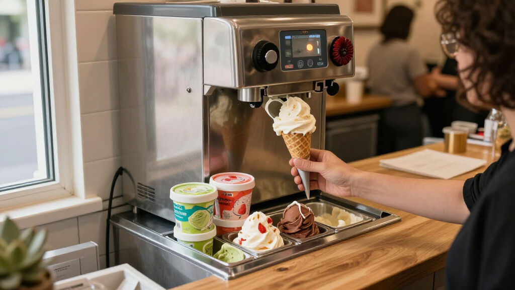 commercial hard ice cream machine