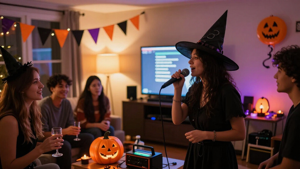 karaoke machines for Halloween parties