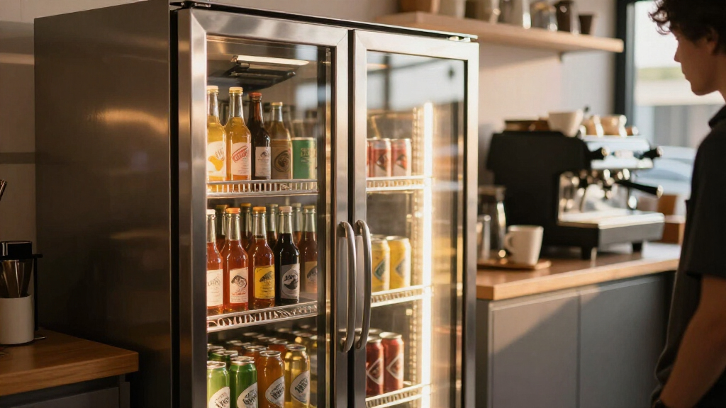 high end beverage refrigerator for coffee bar