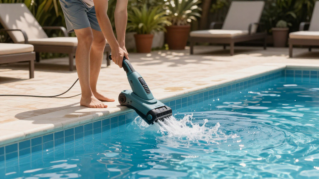 handheld cordless pool vacuum