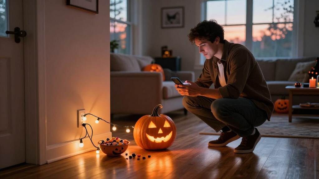 smart plugs for Halloween decorations