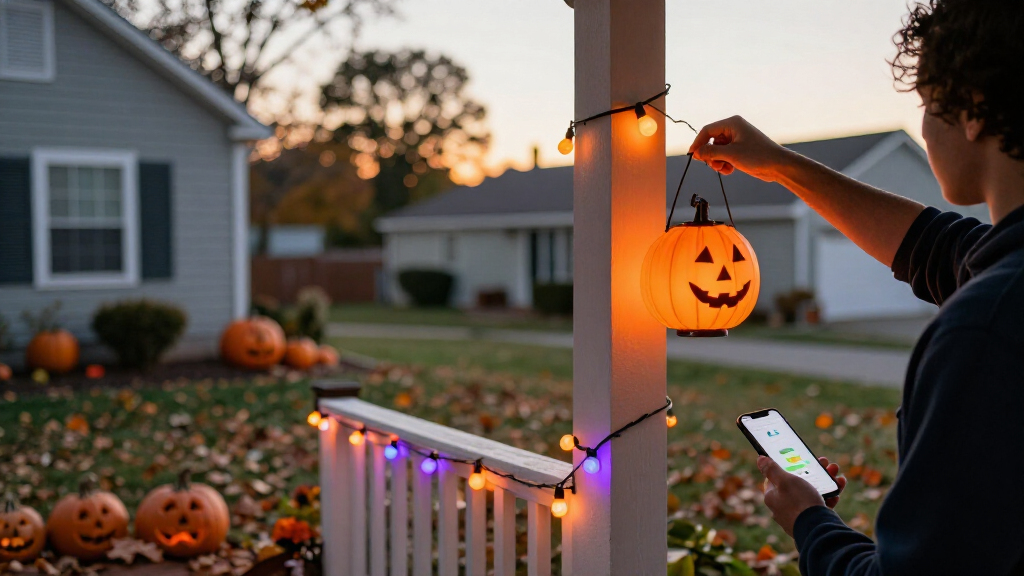 smart Halloween lights