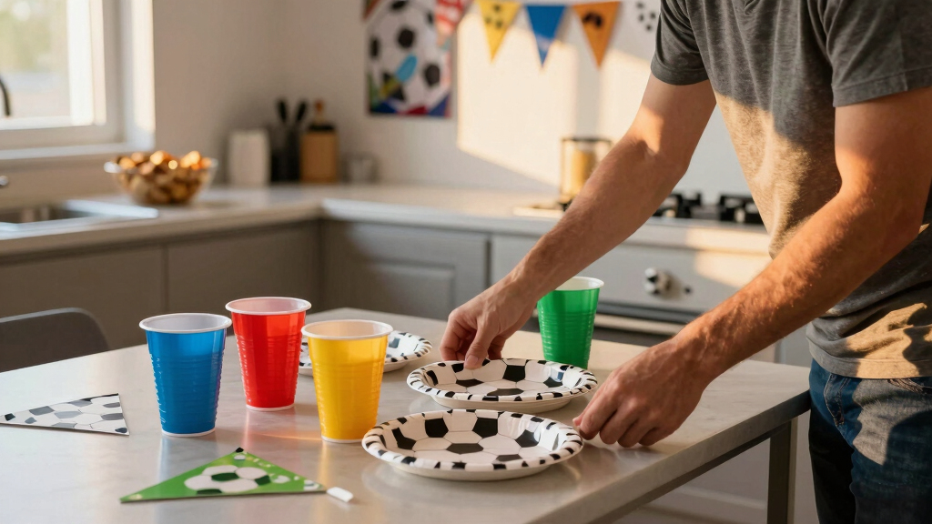 soccer-themed party supplies