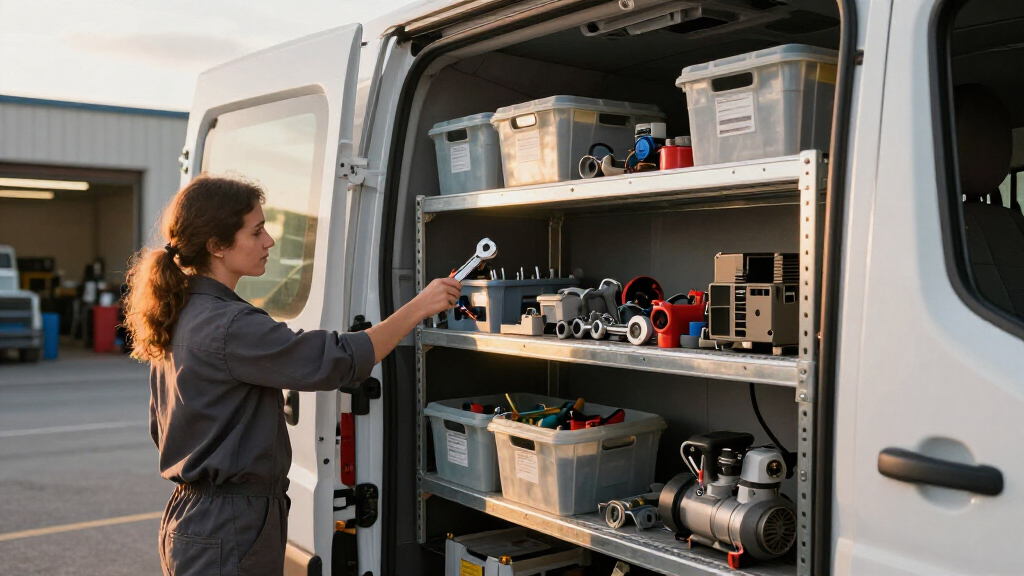 best HVAC van organization systems