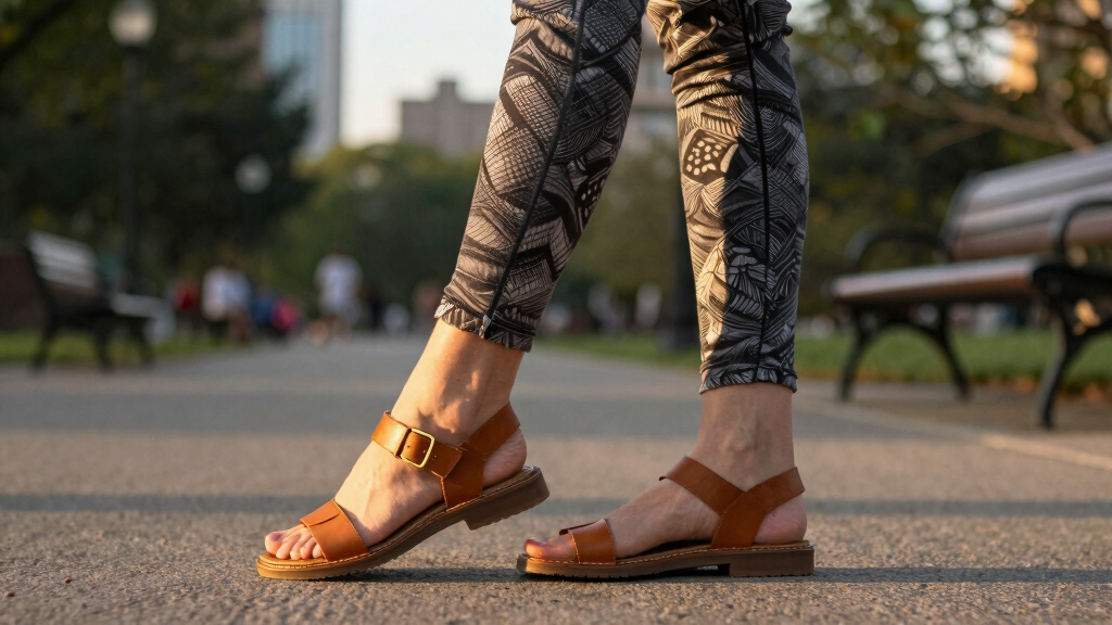 best leggings and sandals