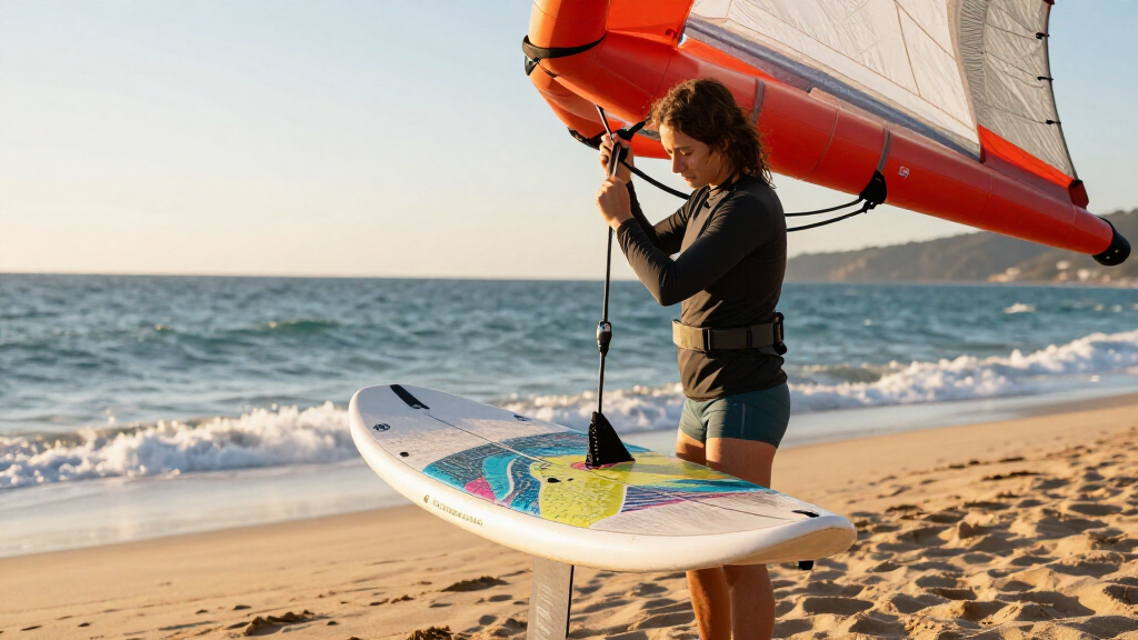 foil board for wingsurfing