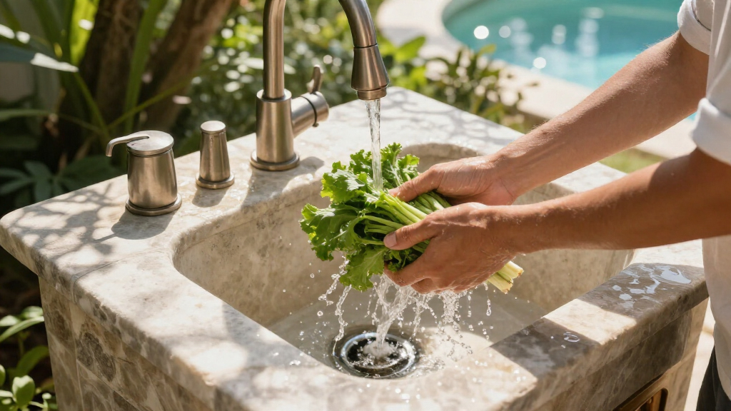 best outdoor sink cabinet