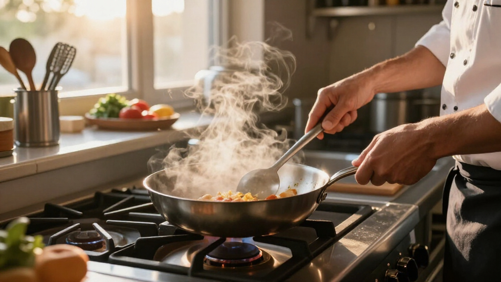5 ply stainless steel cookware set for professional chefs