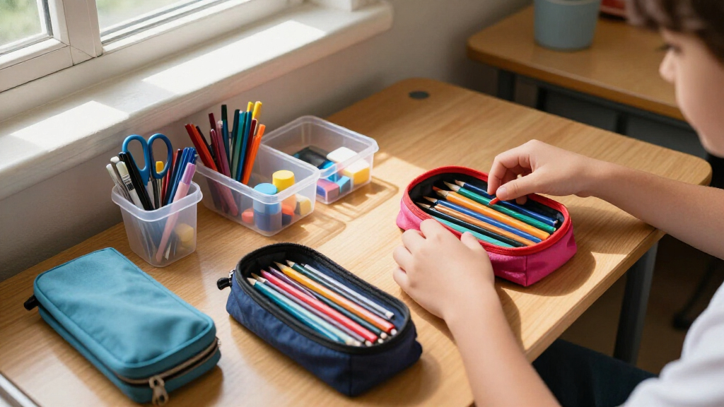 school supplies organizers