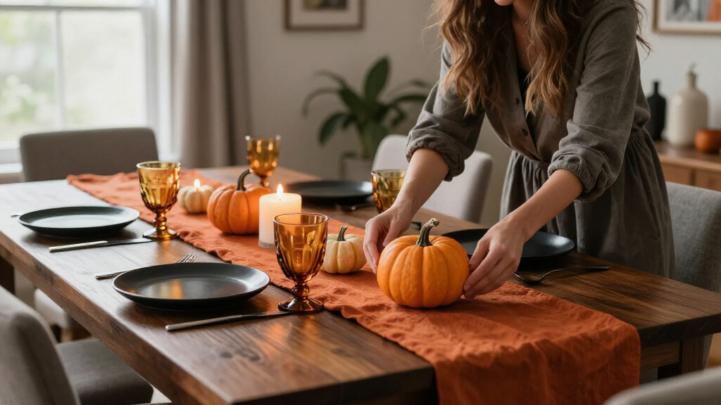 Halloween table decorations