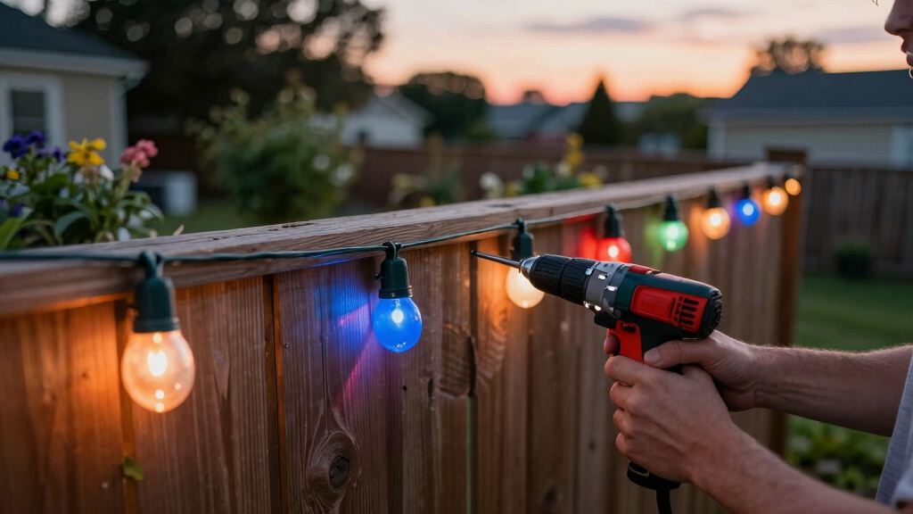 patriotic outdoor string lights