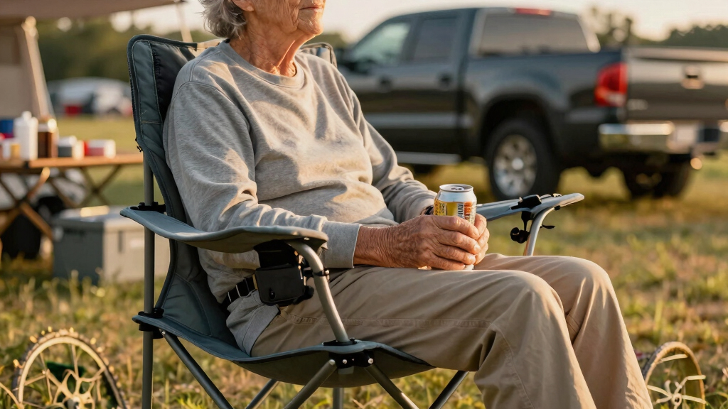 senior-friendly outdoor tailgate furniture
