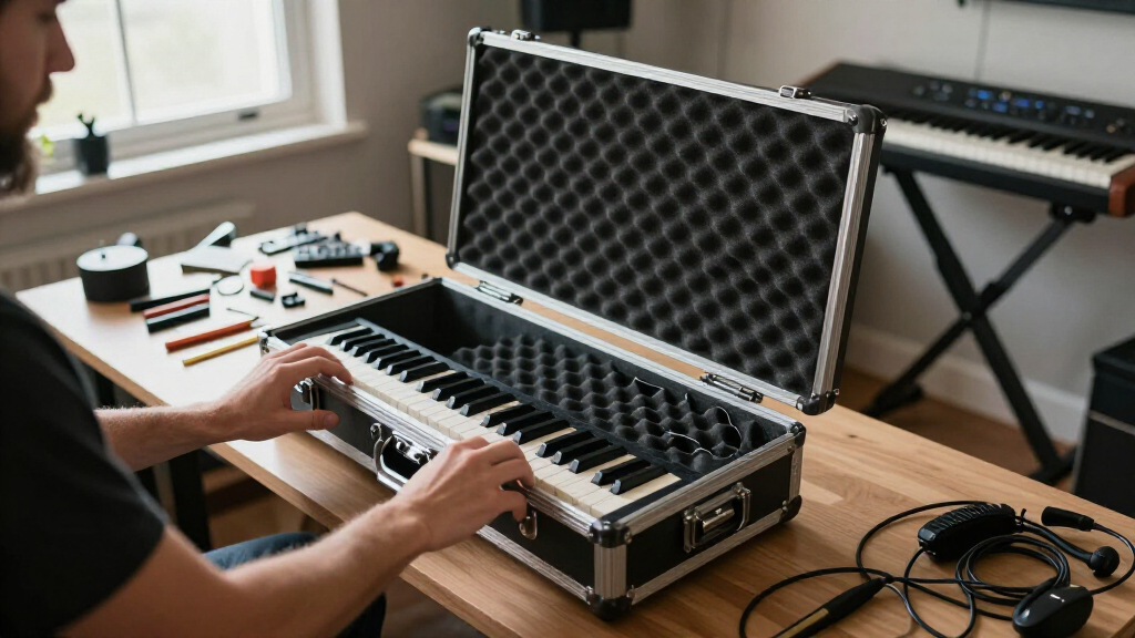 wheeled keyboard flight cases