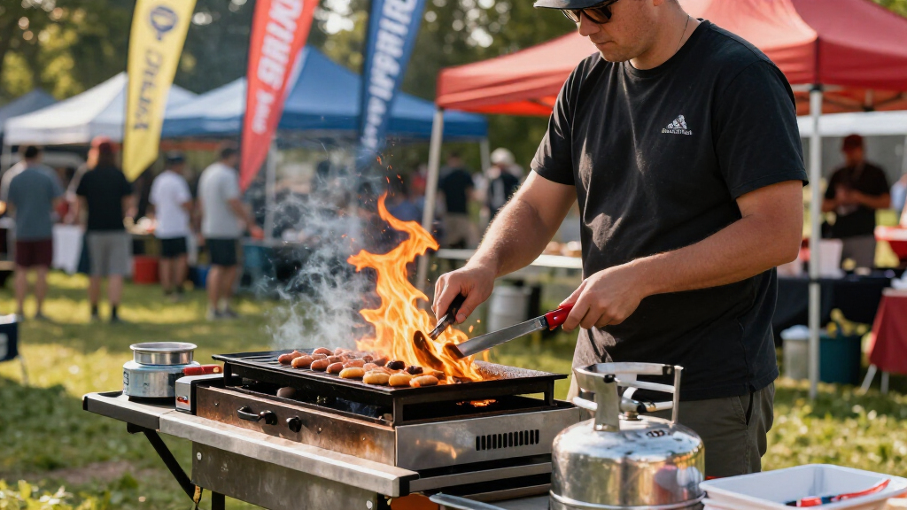 portable propane griddles for tournaments