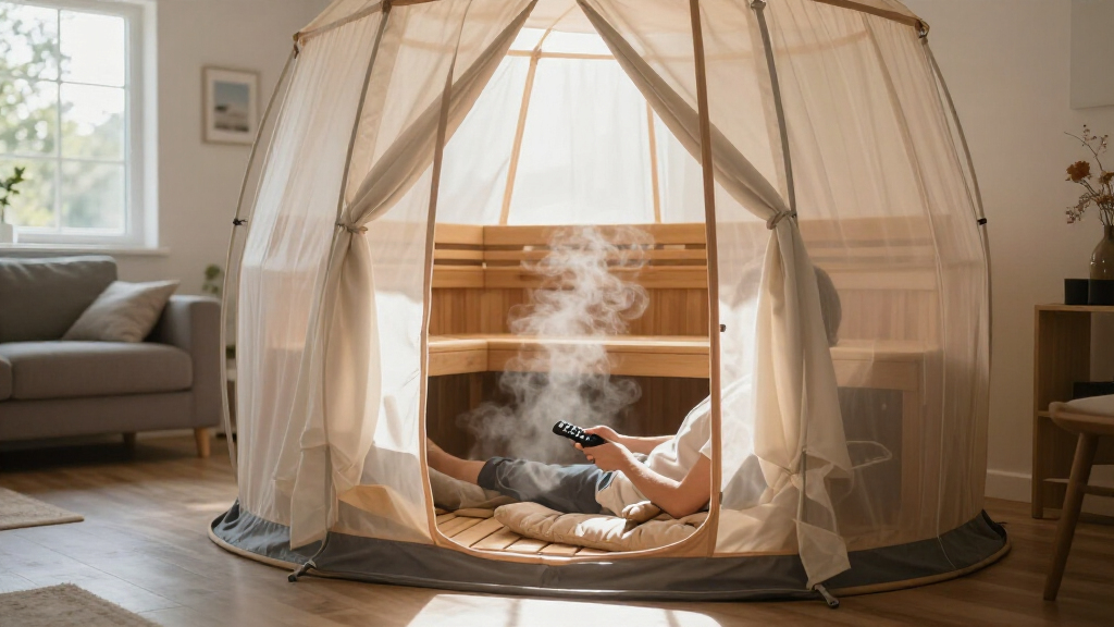 best home steam sauna tent with remote