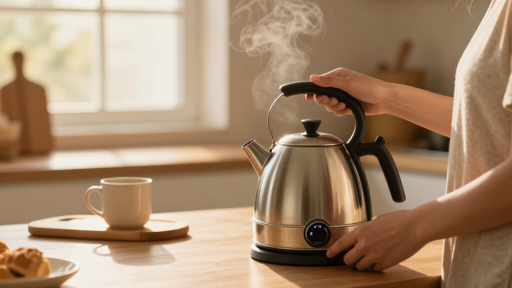 electric kettle with temperature control