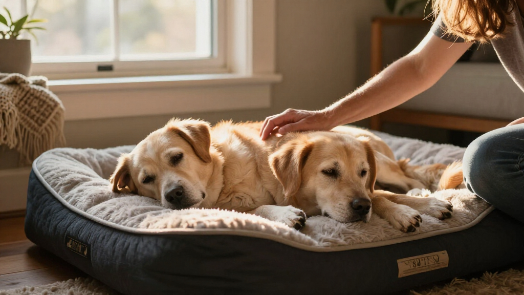 best orthopedic dog bed for senior dogs