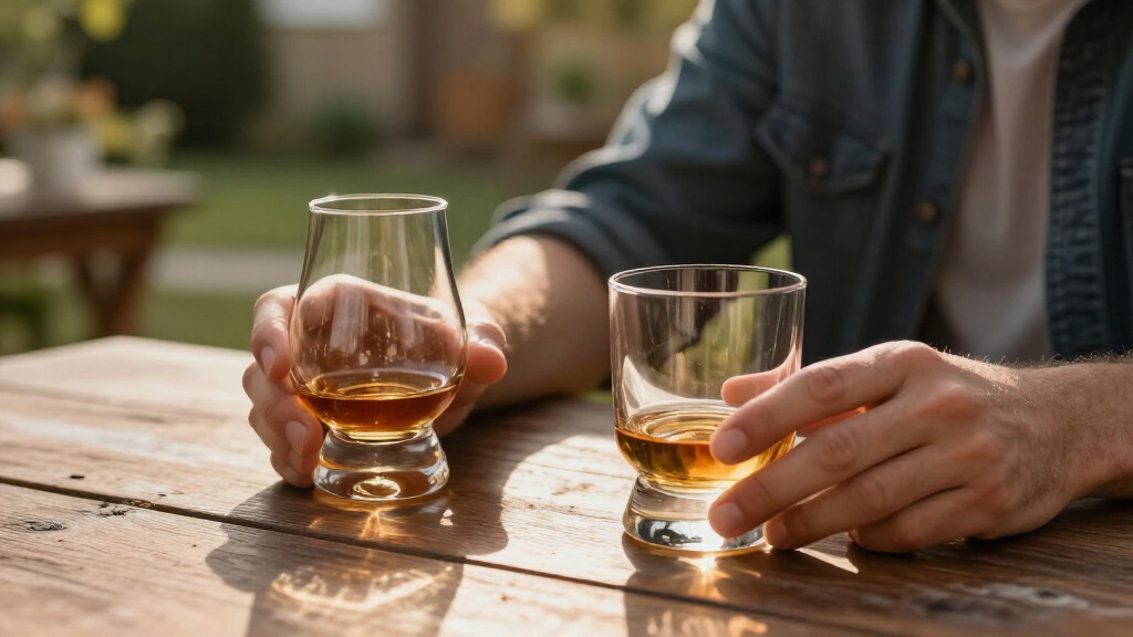 whiskey glasses glencairn vs tumbler
