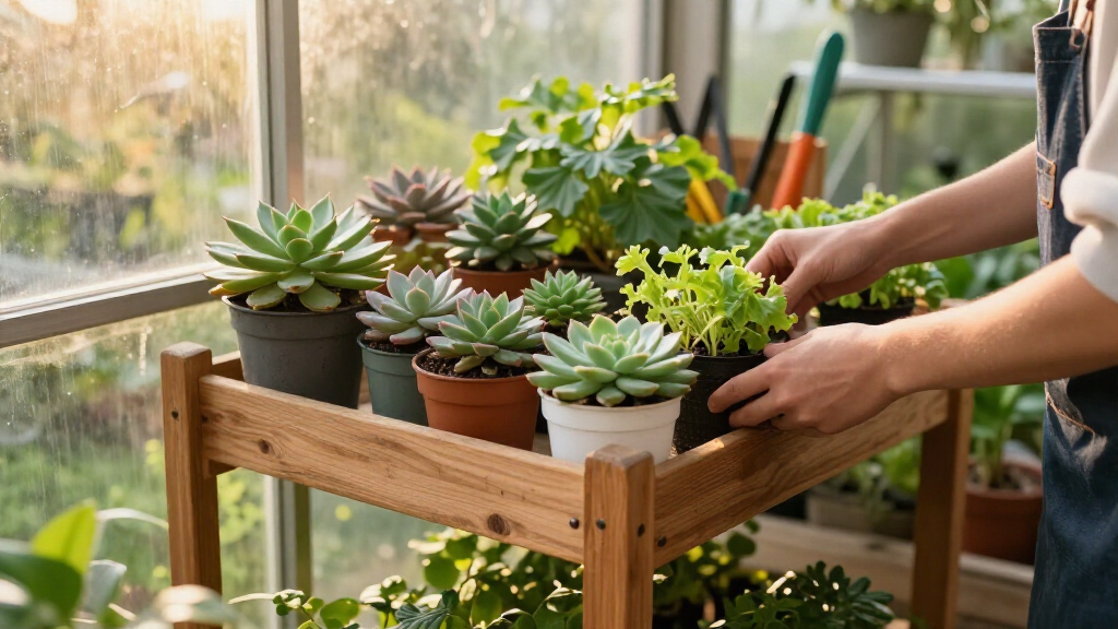 best corner shelving for greenhouses