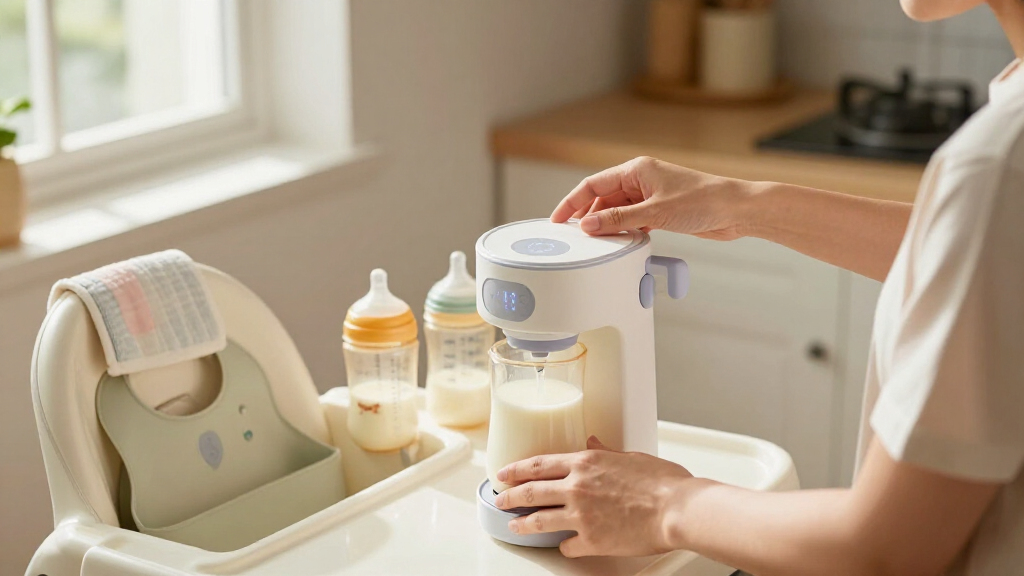 baby formula dispensers with temperature control