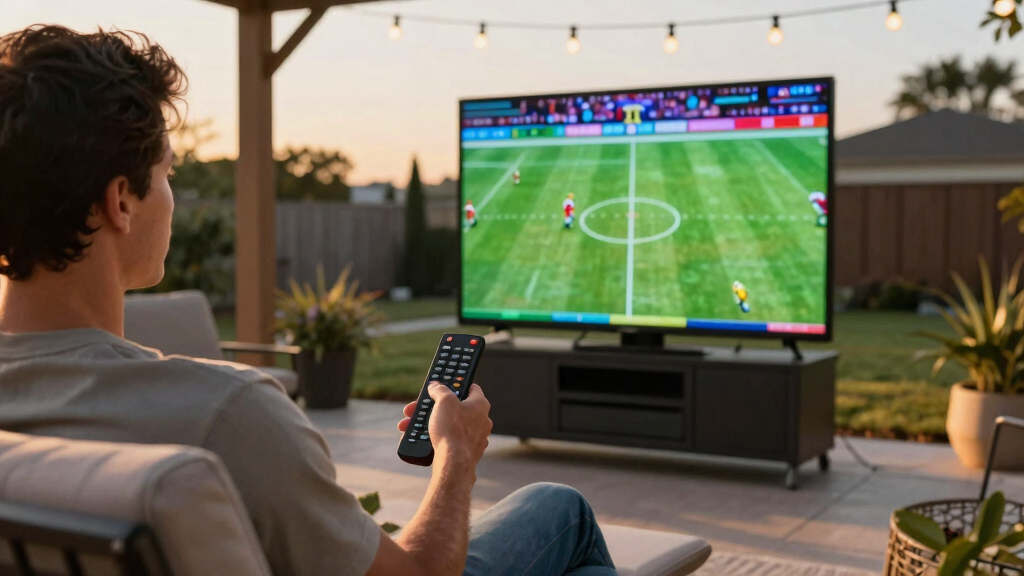 best 100 inch motorized screen for football watch party