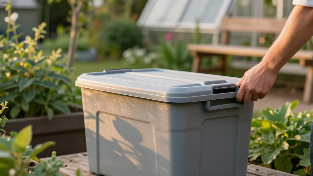 garden and outdoor storage bins