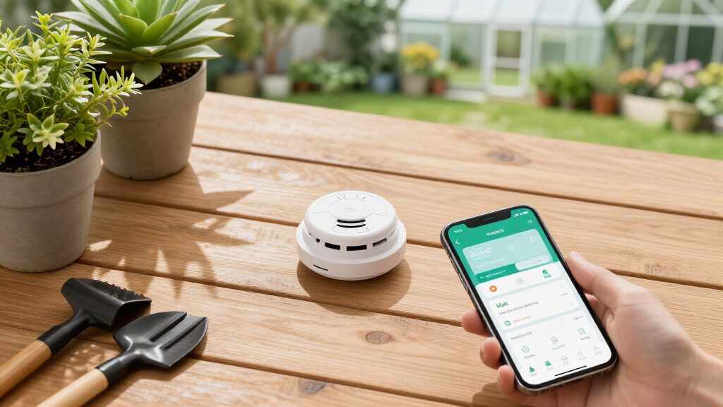 smart smoke detector with app alerts